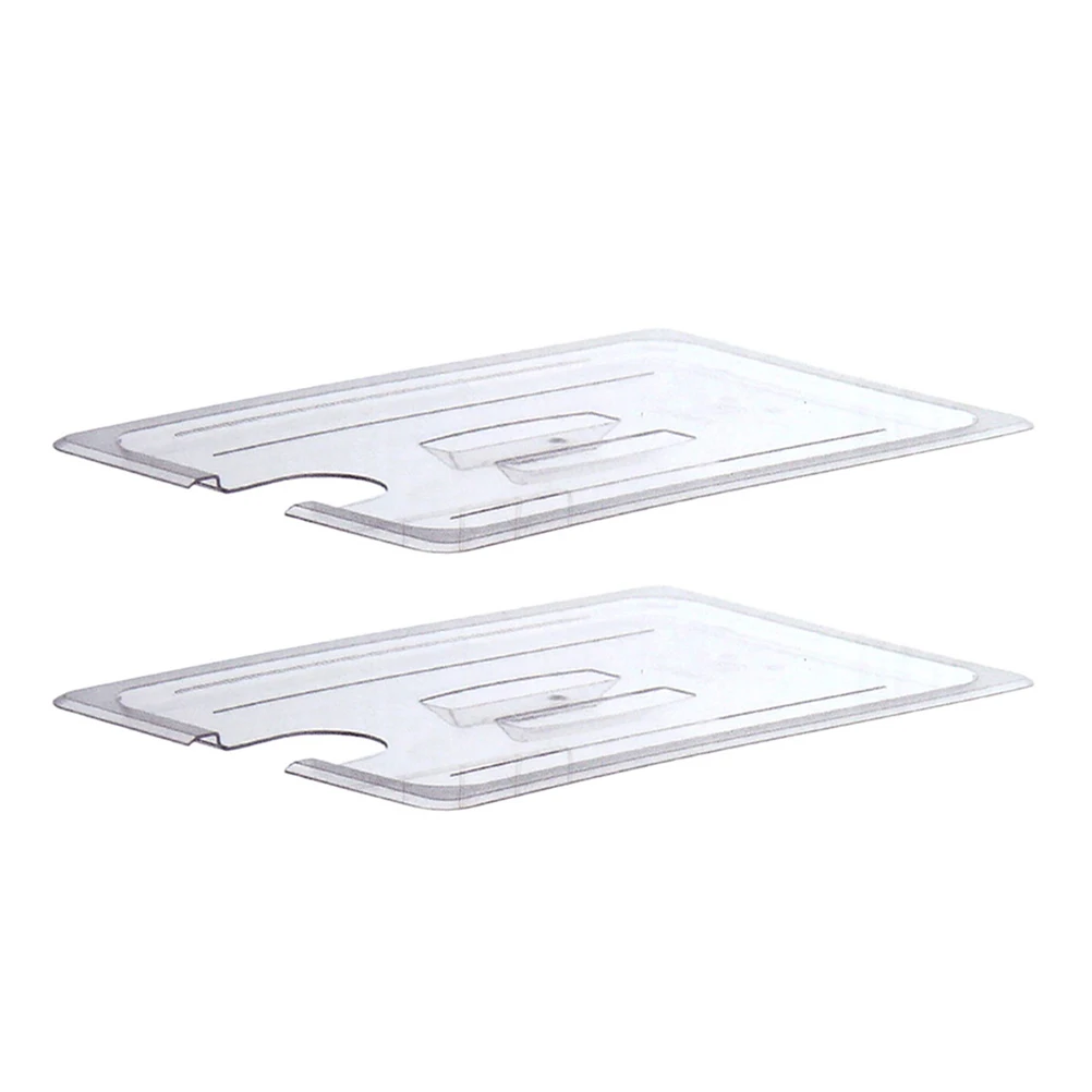 

2 Pcs Slow Cooker Lid Replacement Kitchen Steak Clear Plastic Cover Pressure Accessories Precise Cooking Pot