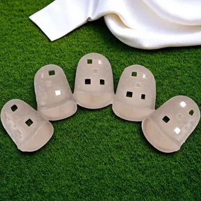 

25Pcs Guitar Fingertip Covers Premium Silicone Finger Protection Caps Breathable Lightweight Easy Carry for Harp Banjo Thumb