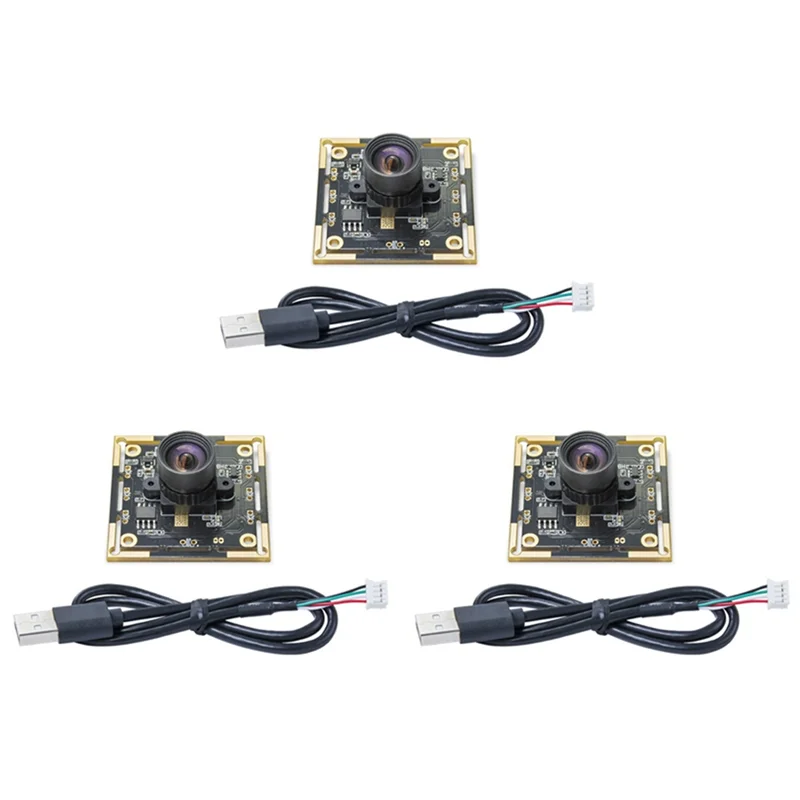 ABMF-3PCS OV9732 Camera Module 1MP 1280X720 30Fps USB Free Driver Manual Focus With 0.5 Meter Cable For Winxp/7/8/10