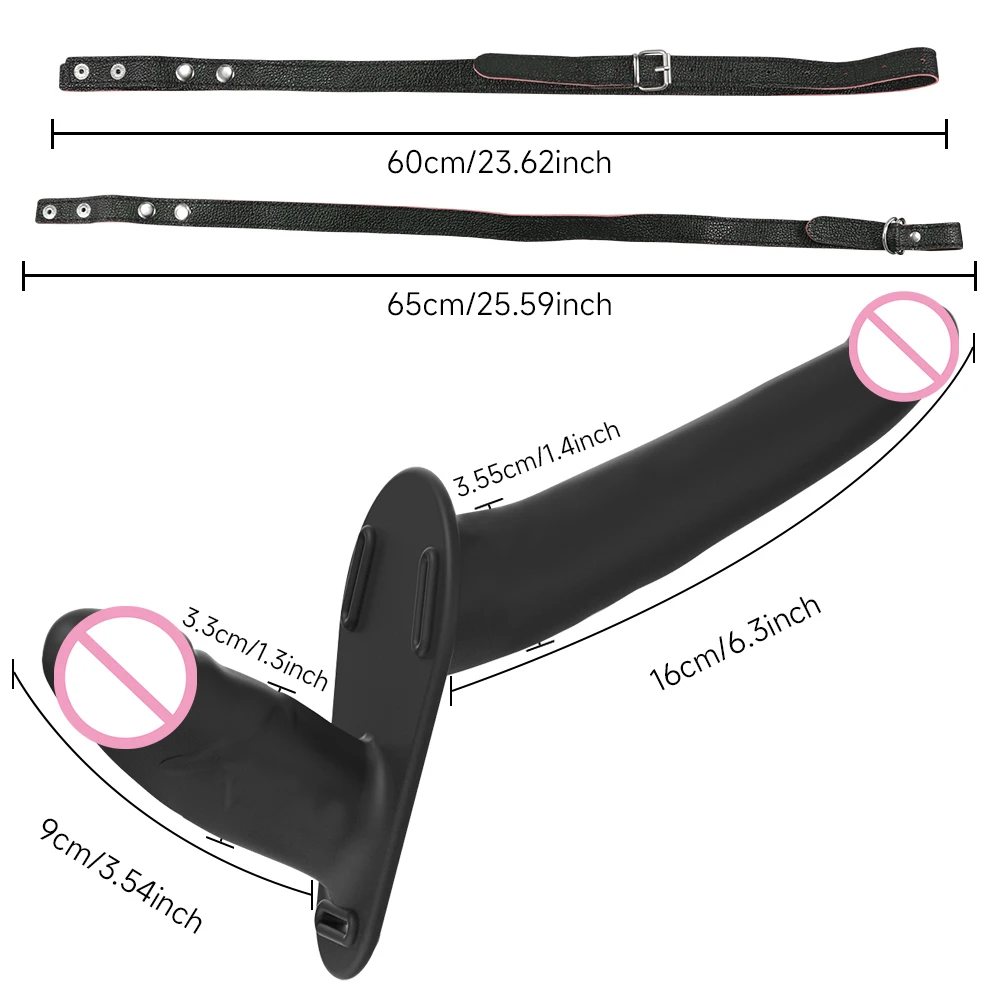 Strap On Double Dildo G-Spot Wearable Panties Anus Vagina Stimulation Massager Women Sex Toys Products For 18+ Lesbian Couple view 5
