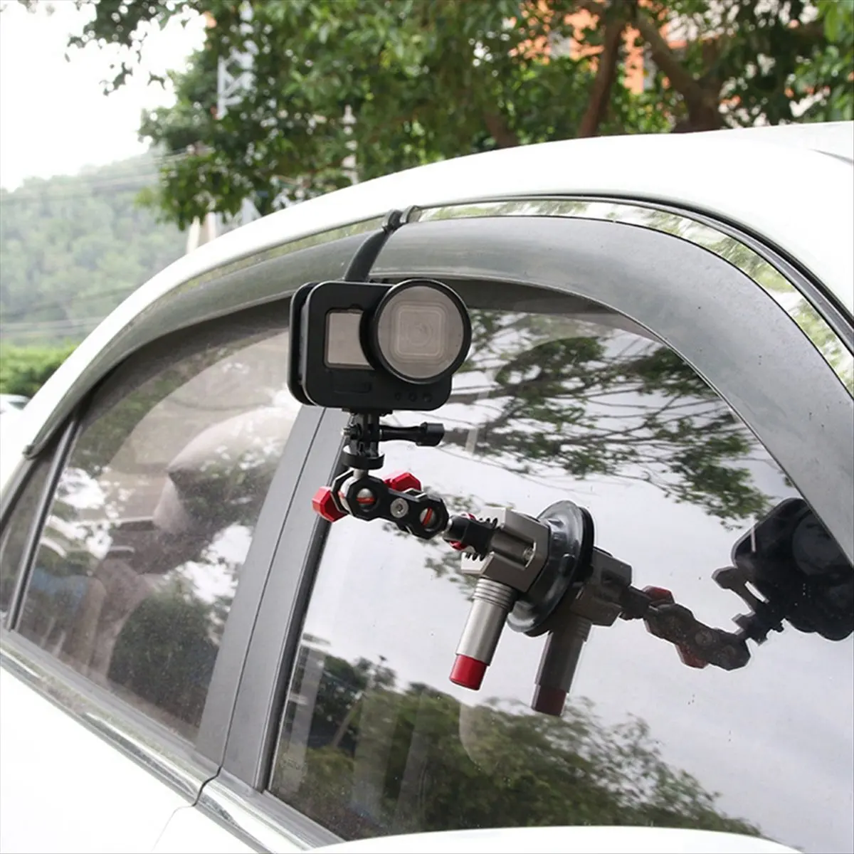 DIGITALBUY 3 Inch Car Photography Suction Cup First-Person Perspective Car Mount Suitable for Accessories Titanium