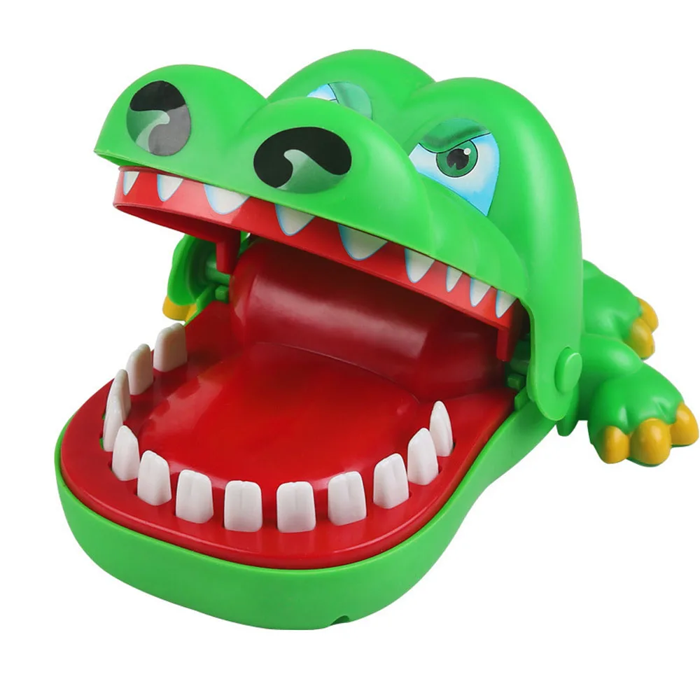 Funny Gags Toy Children's Toys Crocodile Mouth Toy Crocodile Game Bite Finger Game Practical Jokes