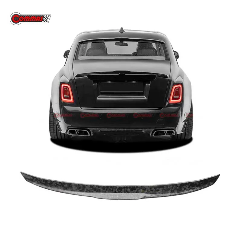 

For Rolls Royce Phantom 8th Generation Rear Spoiler Carbon Fiber MSY Style Car Rear Wing Vehicle Accessories