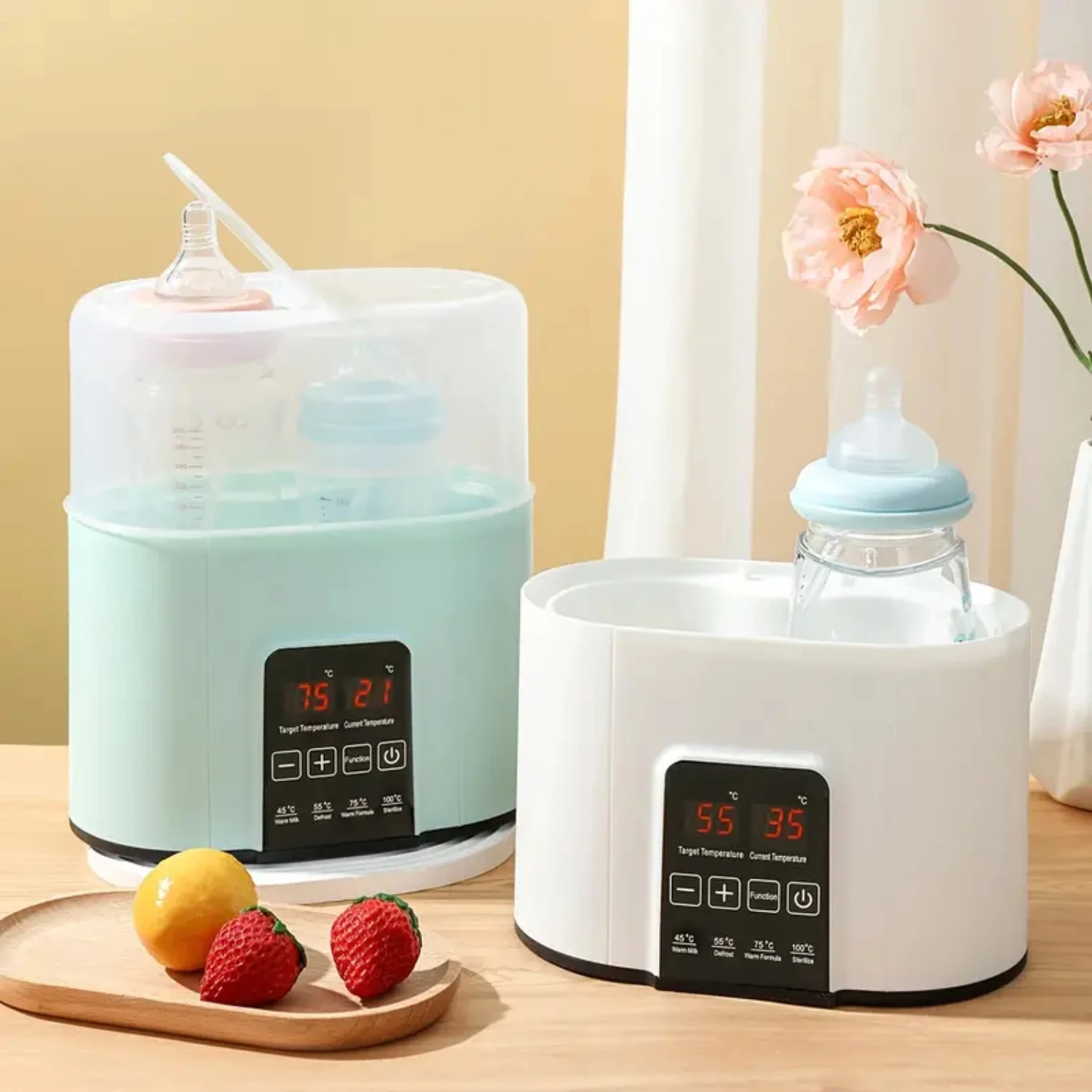 

Convenient and Reliable Constant Two-in-One Baby Milk Warmer and Sterilizer with Warm and Safe Features, Perfect for Breast Milk