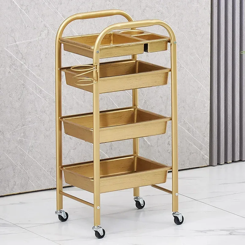 

Cart Trolley Aesthetics Dressing Table Shopping Barber Elegant Hairdresser Organizer Carrello Estetista Spa Auxiliary Furniture