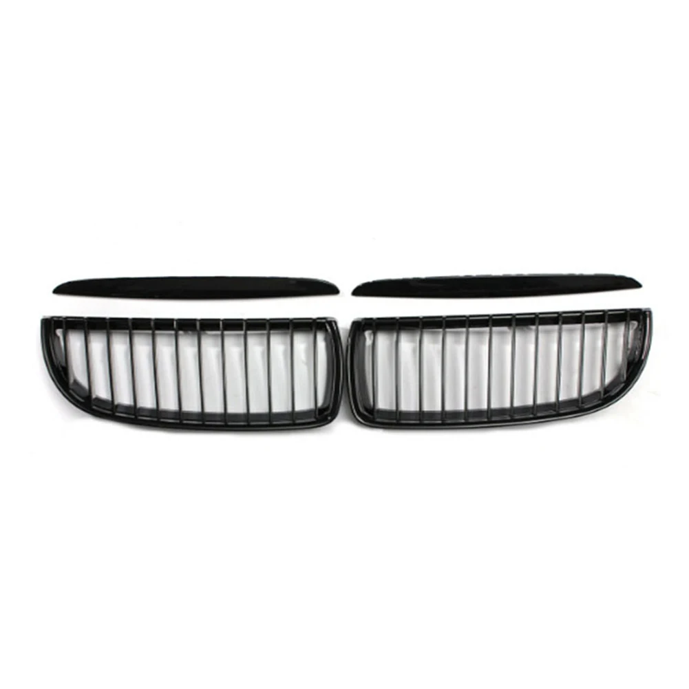 Auto Car Front Kidney Grill Grilles For BMW 2005 2006 2007 2008 Sedan Wagon E90 E91 320i-335i 4DR Matte Black Styling Plastic