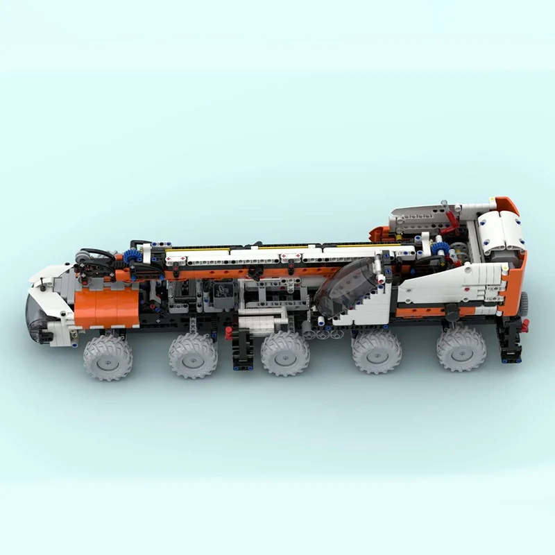 1391PCS Moc Heavy Module Crane LT78+C Technology Building Blocks Creative Gift for Kids Birthday Educational Toy