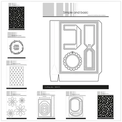 Twinkle Stars Stencil Shoppingbag Interactive Flip Card Cutting Dies for New 2024 Scrapbooking Paper Making Frame Craft Supplies