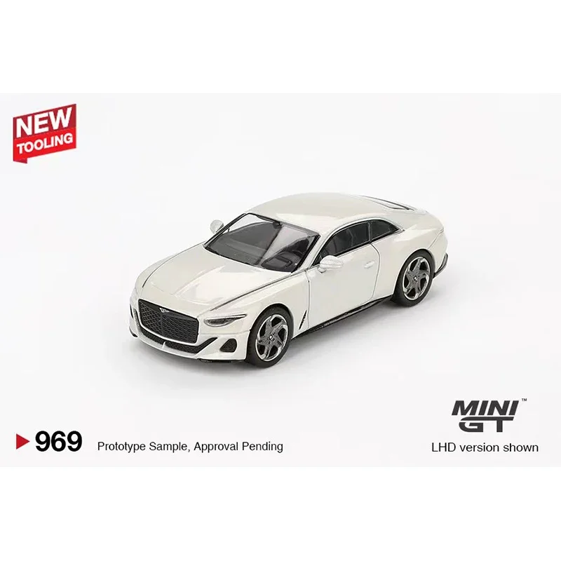 PreSale MINIGT 969 1:64 Bentley Batur Bonneville Pearl Diecast Diorama Model Collection Toys