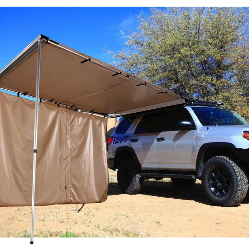 

3-5 Person Outdoor Camping Sunshade, Car Side Roof, Car Side Tent, Self Driving Tour Vehicle Equipment, Roof Camping Tent