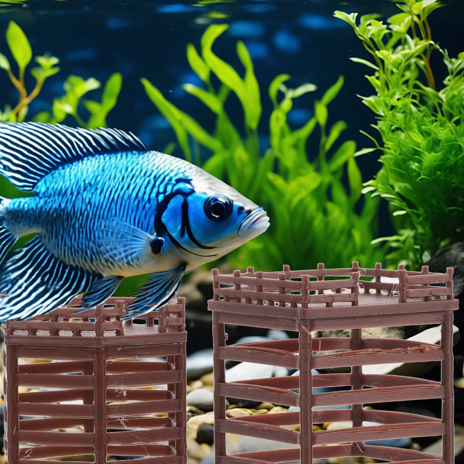 

Miniature Platform Aquarium Accessories Fish Tank Decor Mini Chinese Bridge Terrarium Micro Landscape Ornaments Fairy Garden