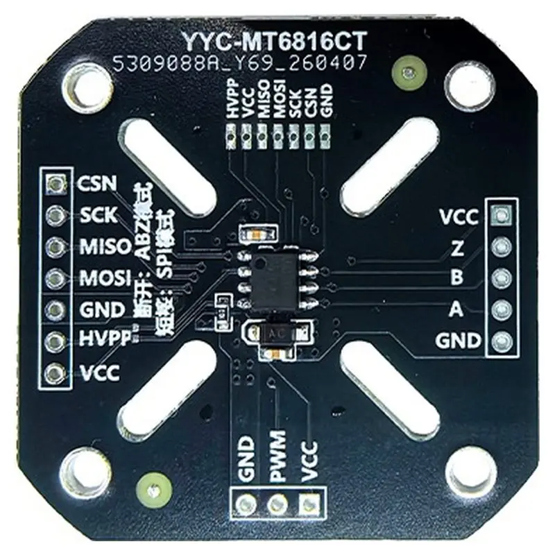 Superior AB1024 15-Bit Absolute Value MT6816 Magnetic Encoder MT6816CT For Brushless Motors Supports ABZ/SPI/PWM Communication