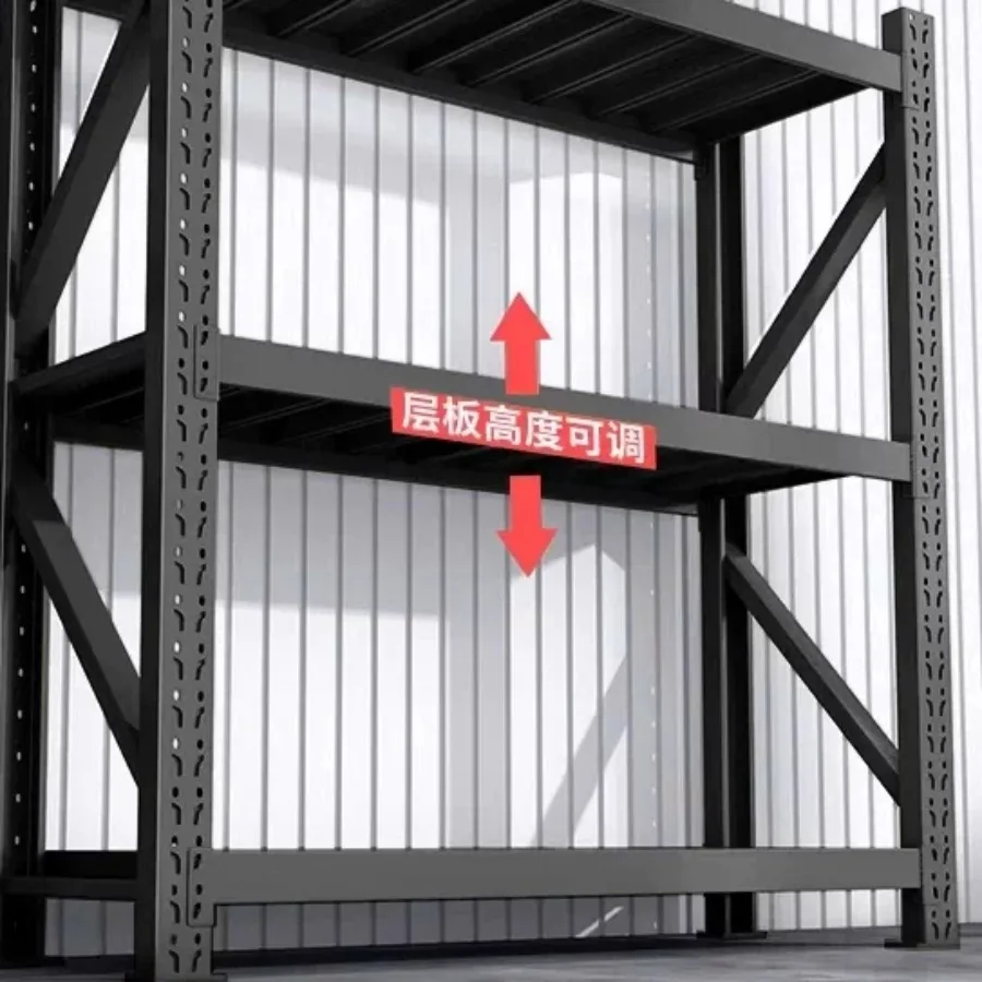 Multi-level Warehouse Load-bearing Shelve Express Supermarket Storage Shoe Cabinet Rack Warehouse Home Furniture prateleira LJ40