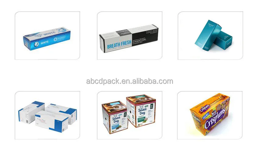 Fully Automatic Paper Carton Folding Box Packaging Closer Machine Vertical Cartonning Machine Food