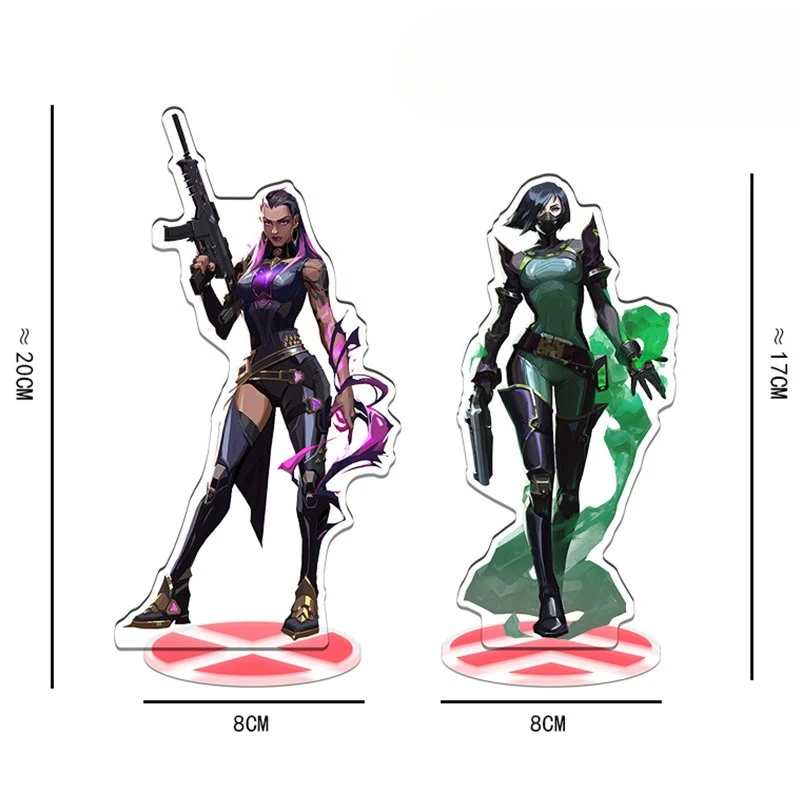 20cm Game VALORANT Figure Phoenix Jett Reyna Sage Viper Omen