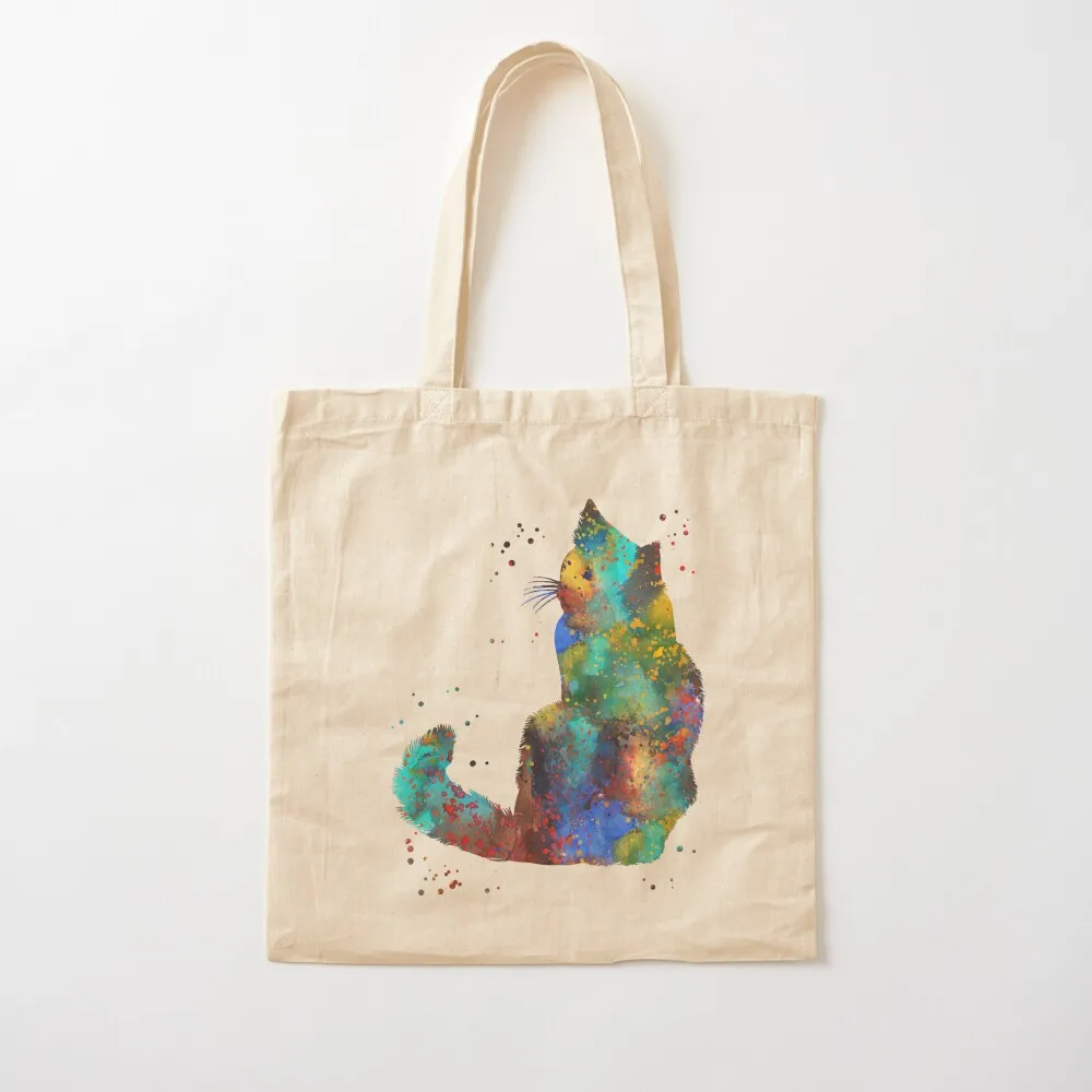 

Persian cat Tote Bag tote bags aesthetic hand bags Lady bags shopping bag logo Canvas Tote Bag