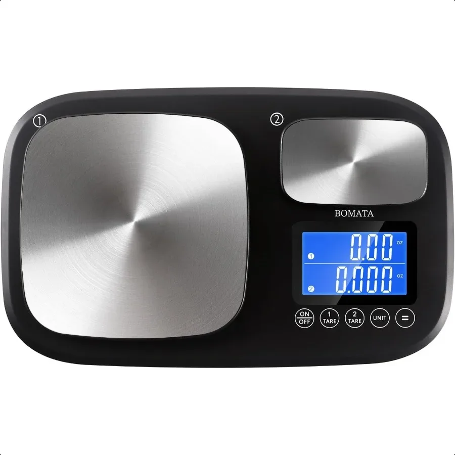 

0.01g 500g 1g 15kg Dual Platform Kitchen Scale with Two Precisions Accumulation Function Gram and Ounce Digital Scale for Food