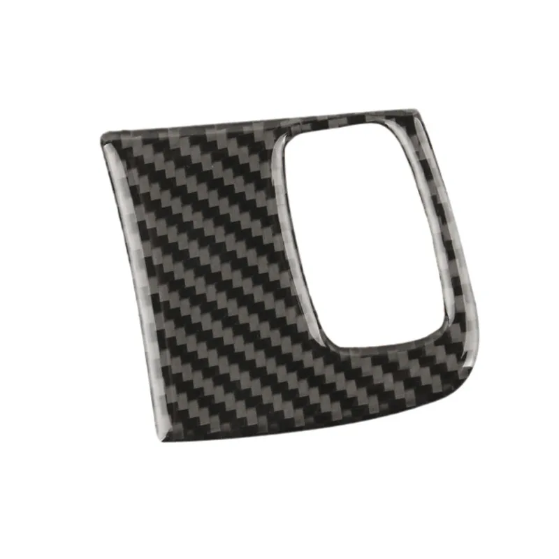 For Audi A4 B8 2009 2010 2011 2012 2013 2014 2015 Carbon Fiber Key Engine Start Hole Panel Frame Cover Trim