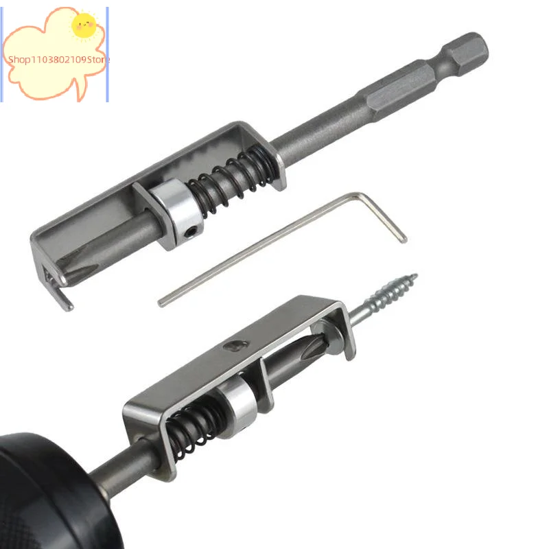 【HT】1PC Spring-Loaded Screw Holder Bit Wear Resist Anti-Drop Screwdriver Bit Universal Screw RetainingFor Electricians Mechanics