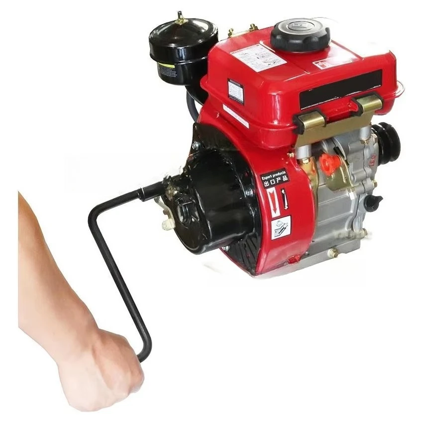 High-Power Air-Cooled Diesel Engine Tank 168F Threshing Machine Agricultural Micro-Tiller Pumping  Pump Generator Head 196CC