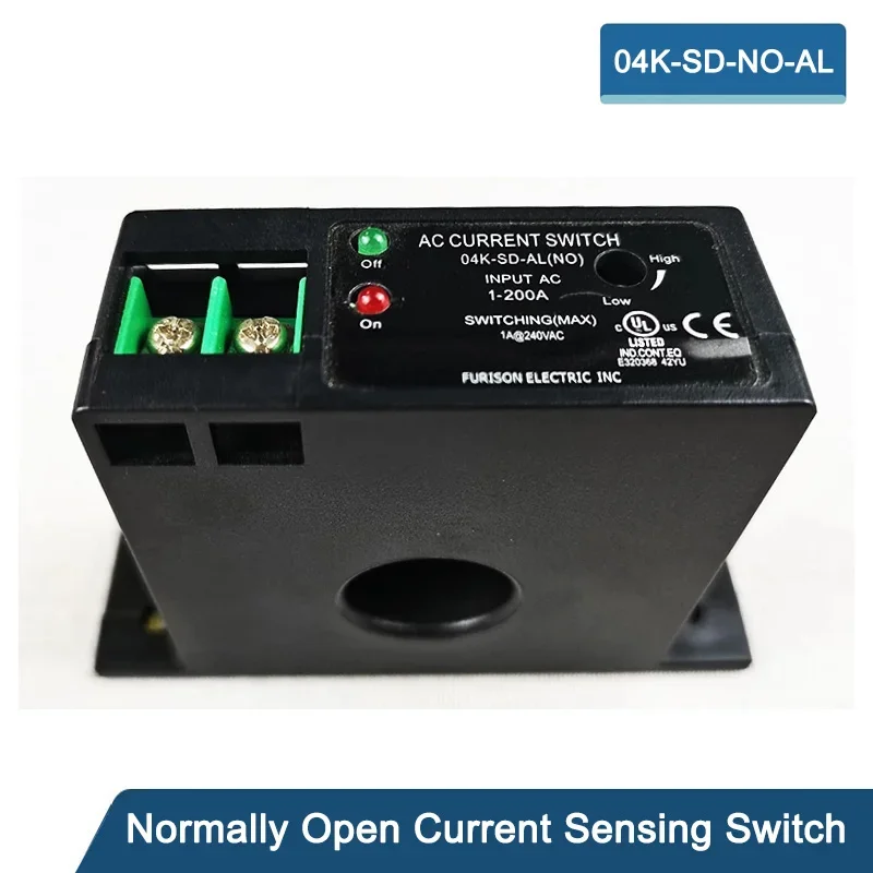 04K-SD-NO-AL Normally Open-Type Sensing Current Over-Limit Output Closed Switch Signal