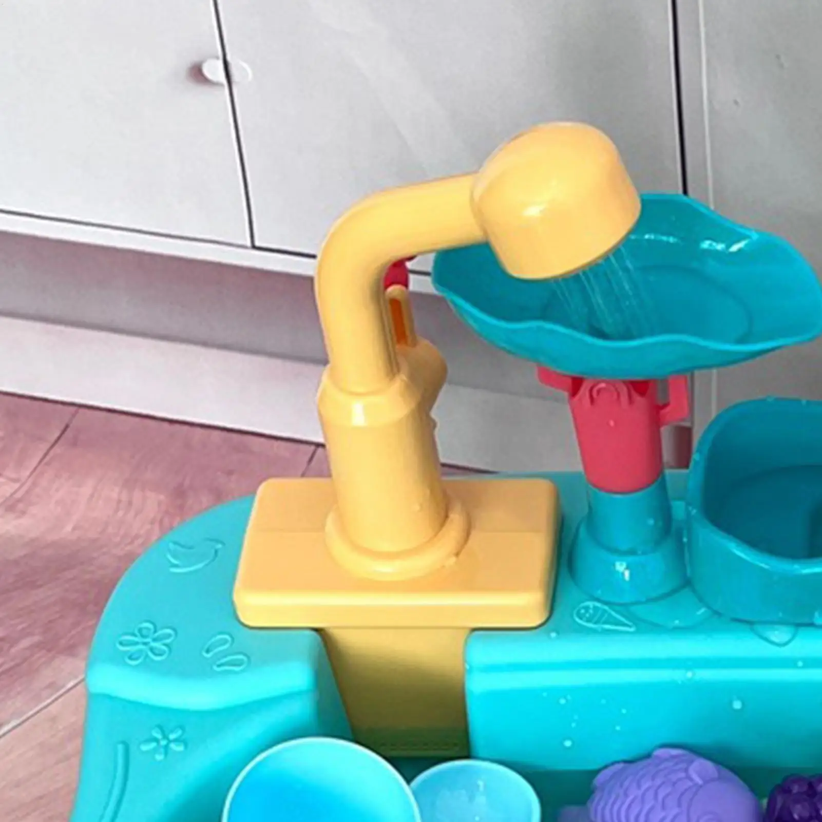 Sink Toy Automatic Battery Operated Realistic Kids Sink Replacement Faucet Home School Kindergarten Preschool Birthday Party