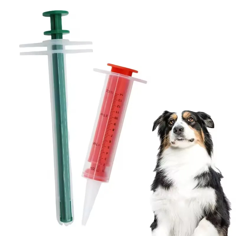 

Dog Cat Pill Shooter Medicine Liquid Feeding Dispenser Tool Pet Silicone Soft Head Cat Dog Feeding MedicineTool Set Pet Supplies