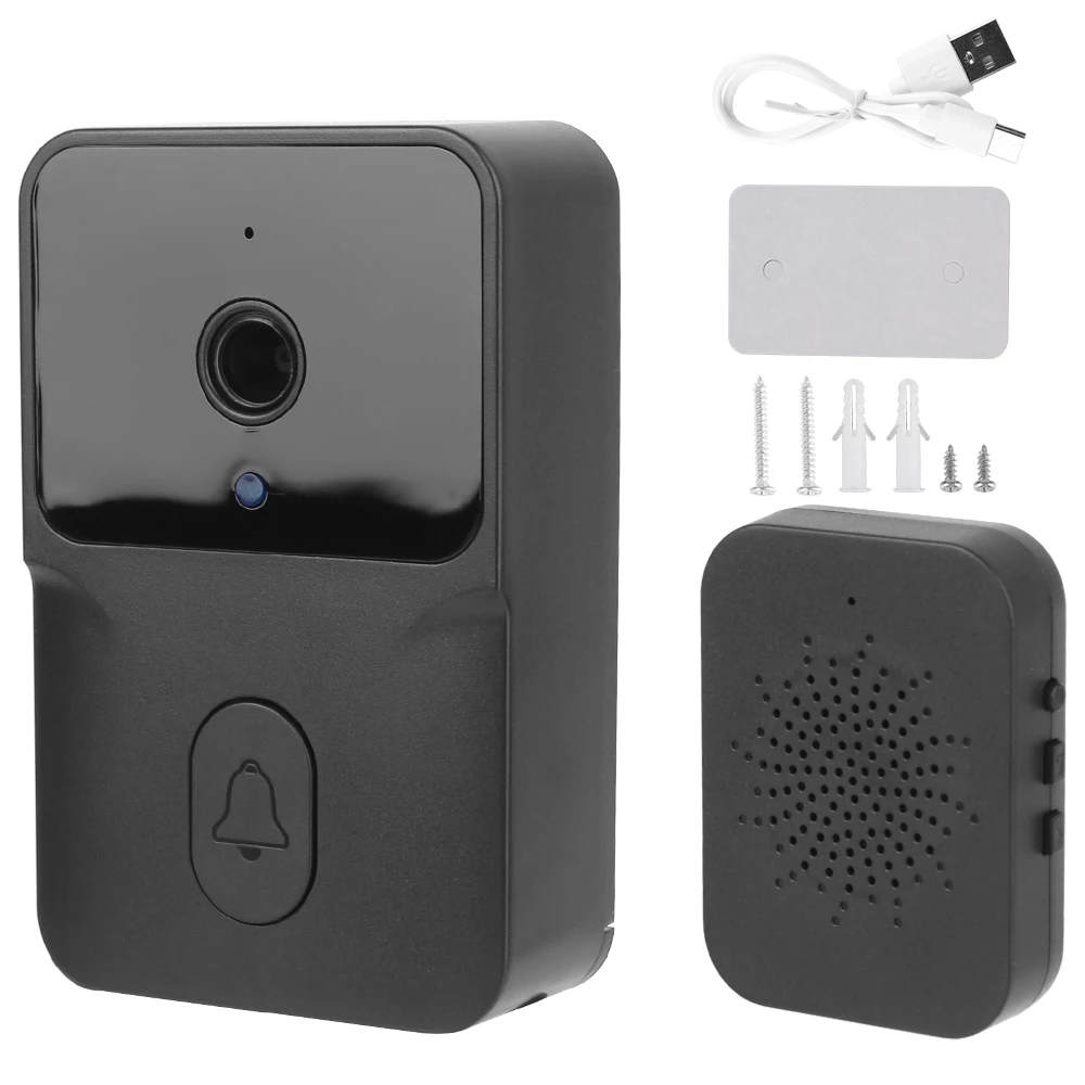 2.4g wifi intercom câmera de vídeo campainha câmera hd visão noturna infravermelha à prova dwaterproof água porta 1080p hd vídeo campainha inteligente sem fio