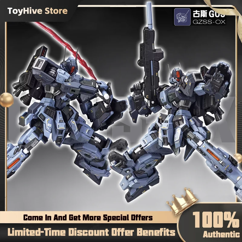 

New ZZA Model 1/100 MG GZSS-OX GUS Assembly Model Kits Plastic skeleton Kits Anime Action Figure Robot Plastic Model Gifts Toys