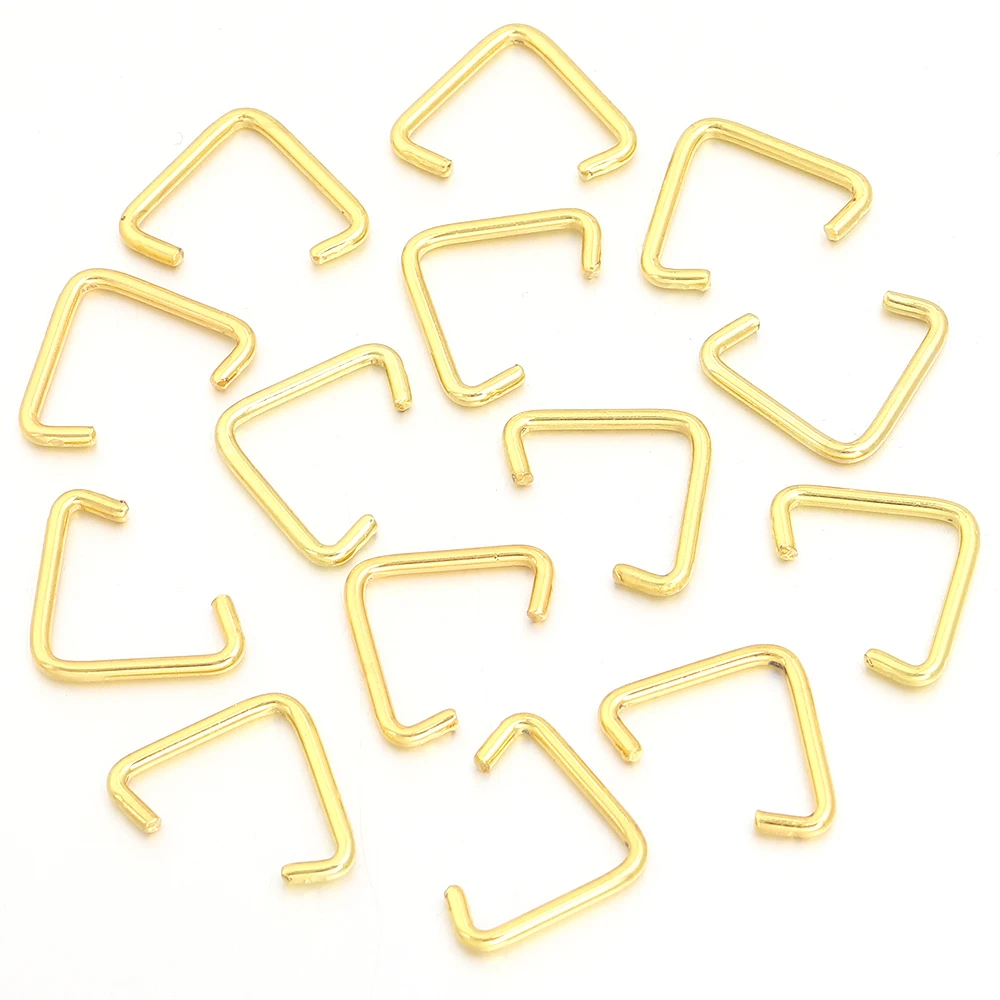 50-100pcs Triangle Open Rings for DIY Jewelry Making