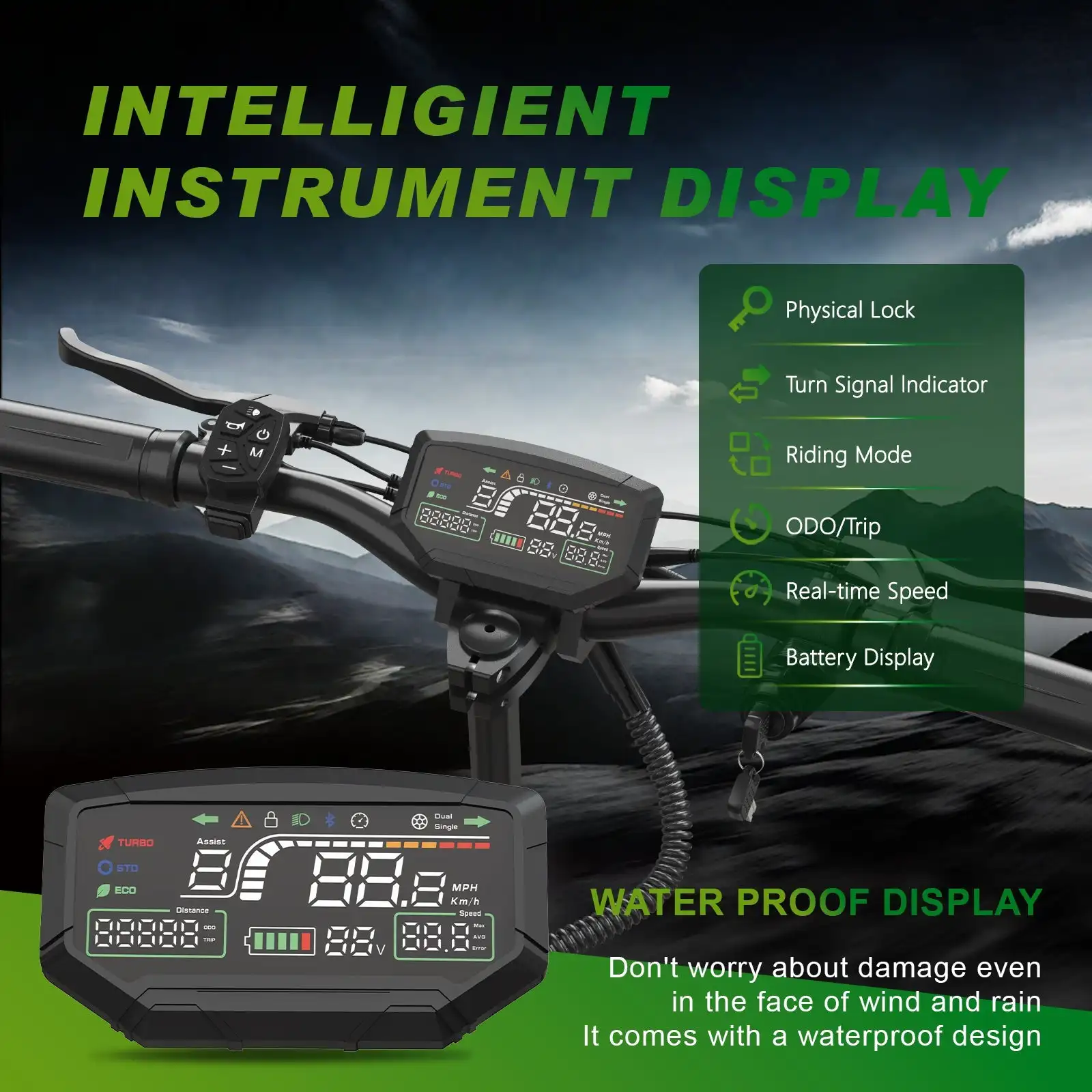 سكوتر كهربائي M4 قابل للطي |     محرك 48V800W 45Km/H سرعة 45Km نطاق 10 بوصة إطارات الطريق