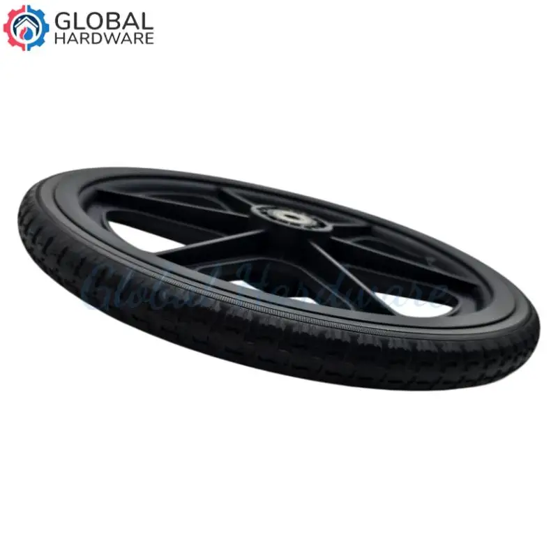 14 Inch Solid Tire with Hub for 14 Inch Wheelchair Rear Wheel Medical Wheel Accessories