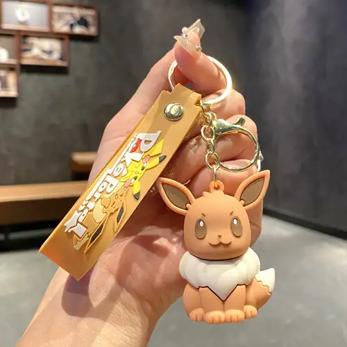 Pokemon Anime Pikachu Keychain Kawaii Eevee Schoolbag Shoulder Bag Pendant Glaceon Flareon Backpack Crossbody Bag Accessories - Image 7