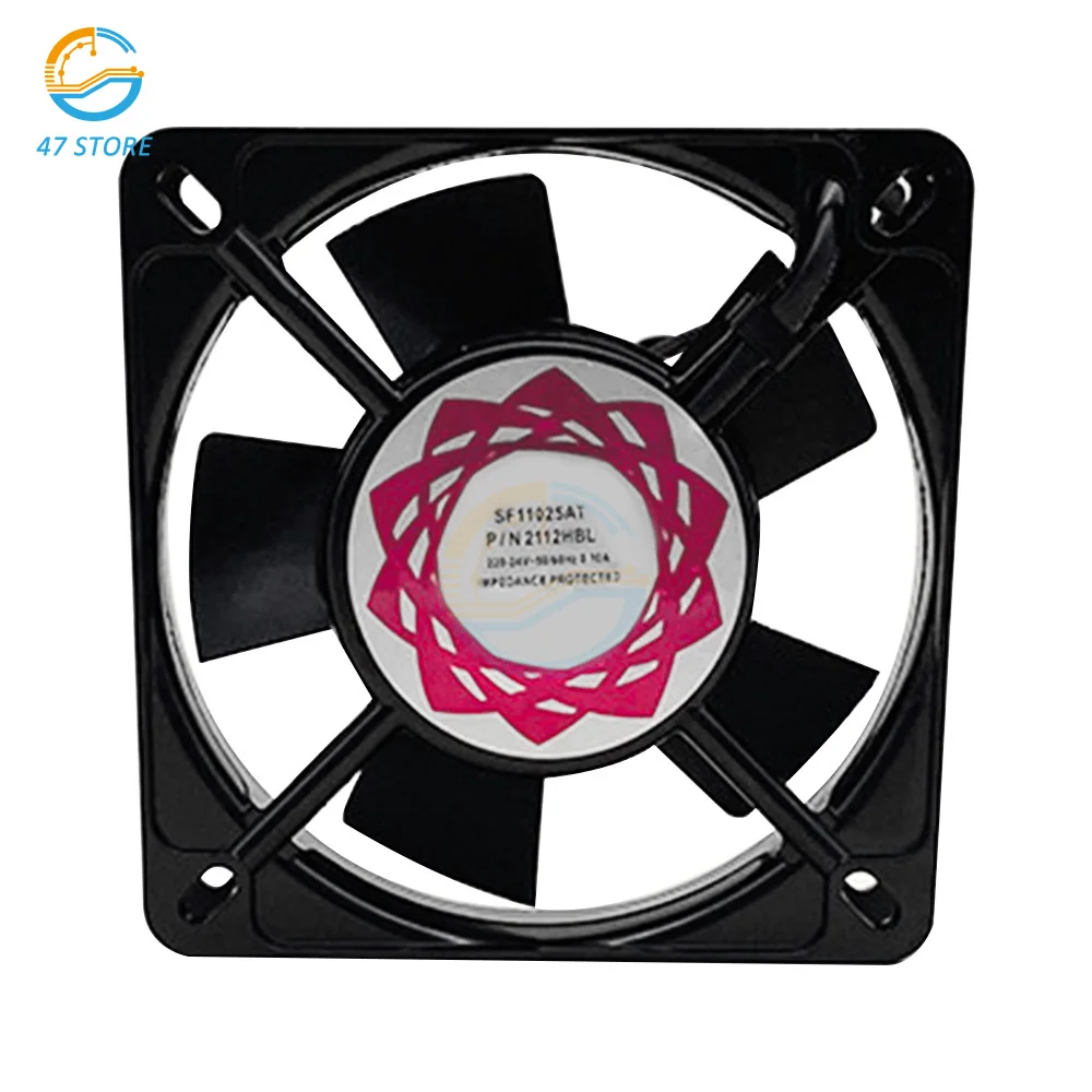 8cm 11cm Cooling Fan Industrial Case Fan Ball Bearing AC 110V 220V Brushless Cooling Fan High Speed Air Flow Exhaust Cooler Fan