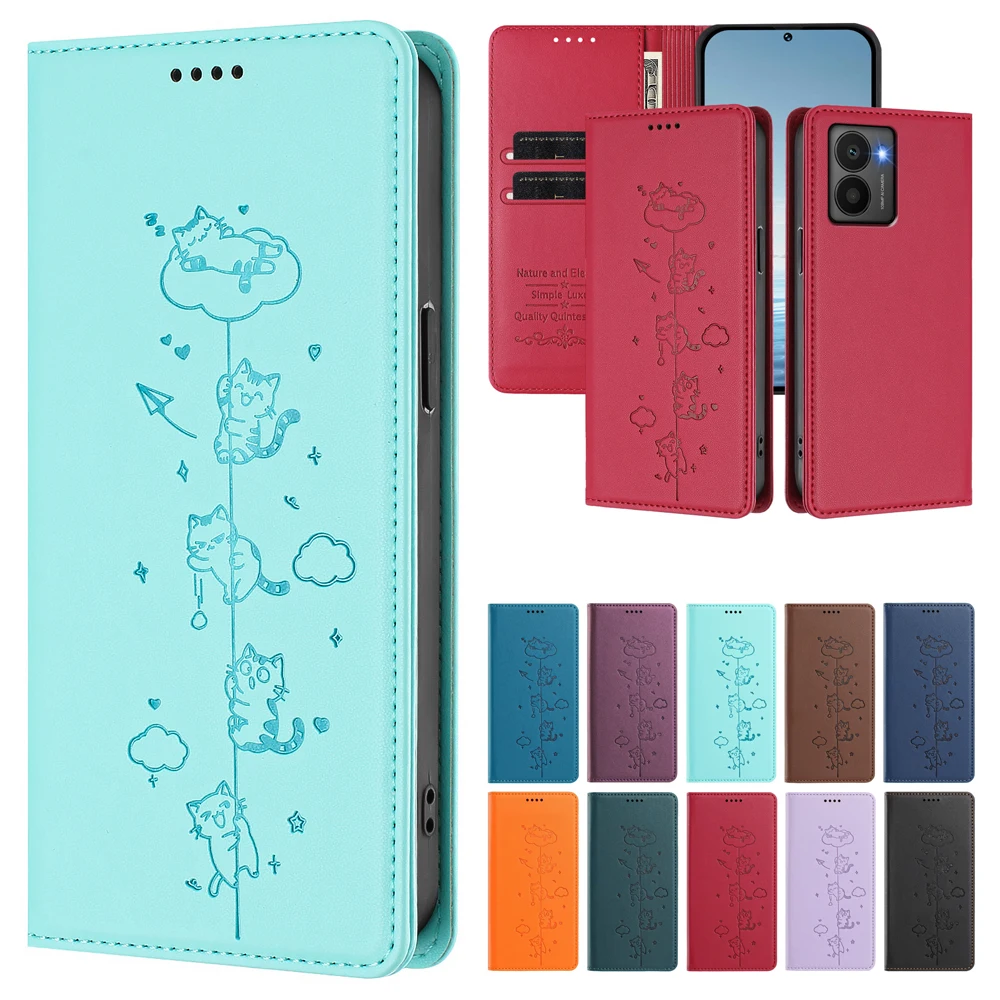 Cat Leather Flip Wa…