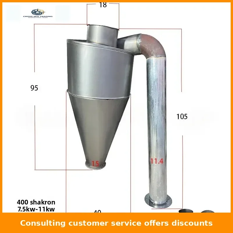 dust collector cyclone aggregate multi-functional hammer blade crusher fan accessories corn feed separation customizatio