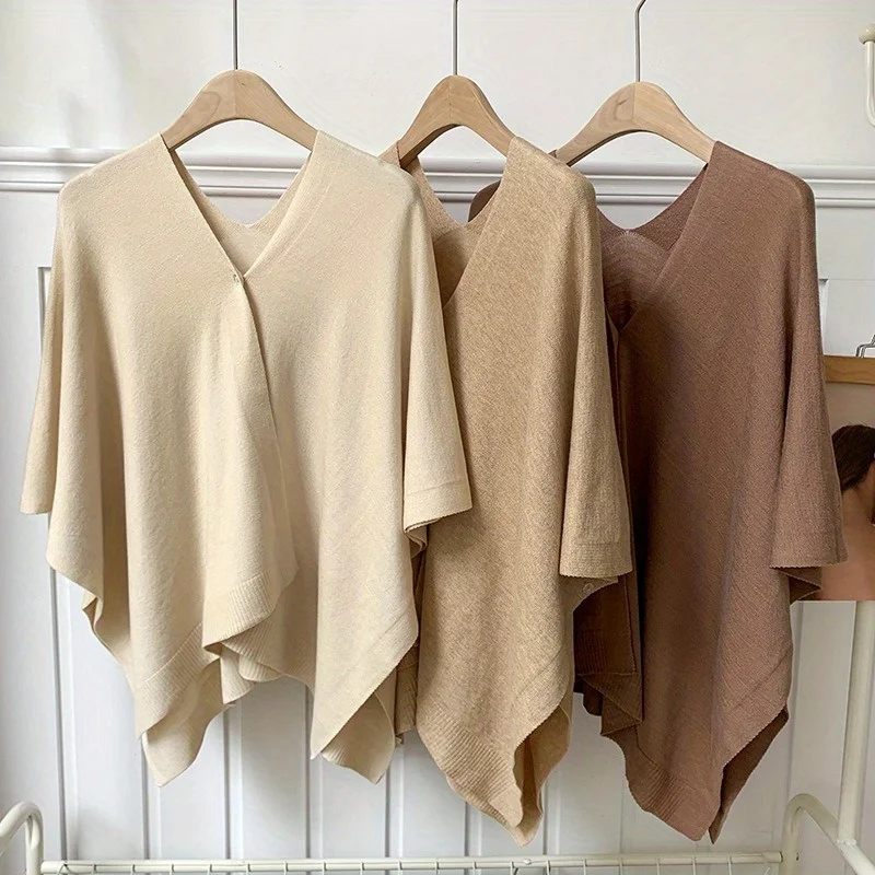 日焼け止めショールロング多用途ケープファッショナブルなニットカーディガン女性の肌に優しい夏薄いスタイル西洋スタイルフード付き