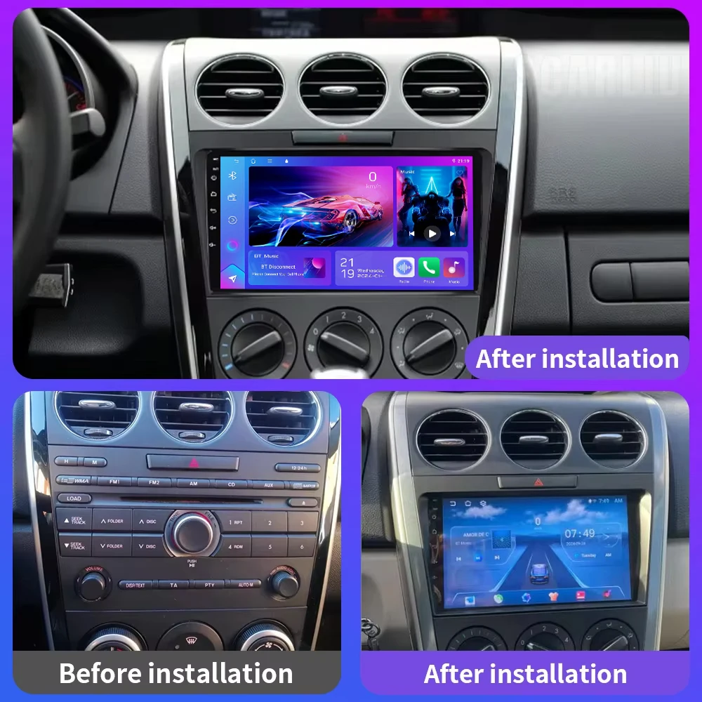 Android 15 For MAZDA CX-7 CX7 CX 7 2007-2014 Car stereo Multimedia