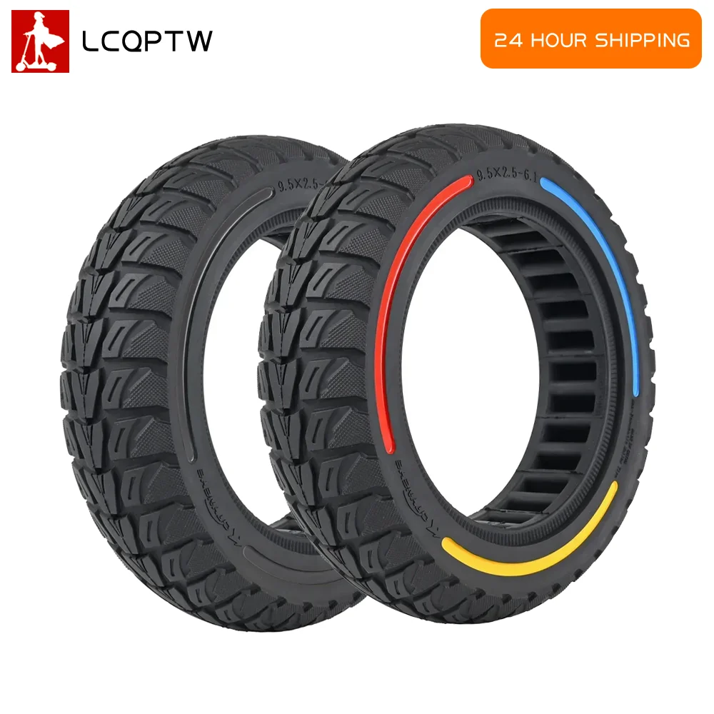 

9,5-дюймовая сплошная шина 9,5x2,5, амортизирующая прочная противоскользящая замена шин для электрического скутера NIU KQI3 Kickscooter