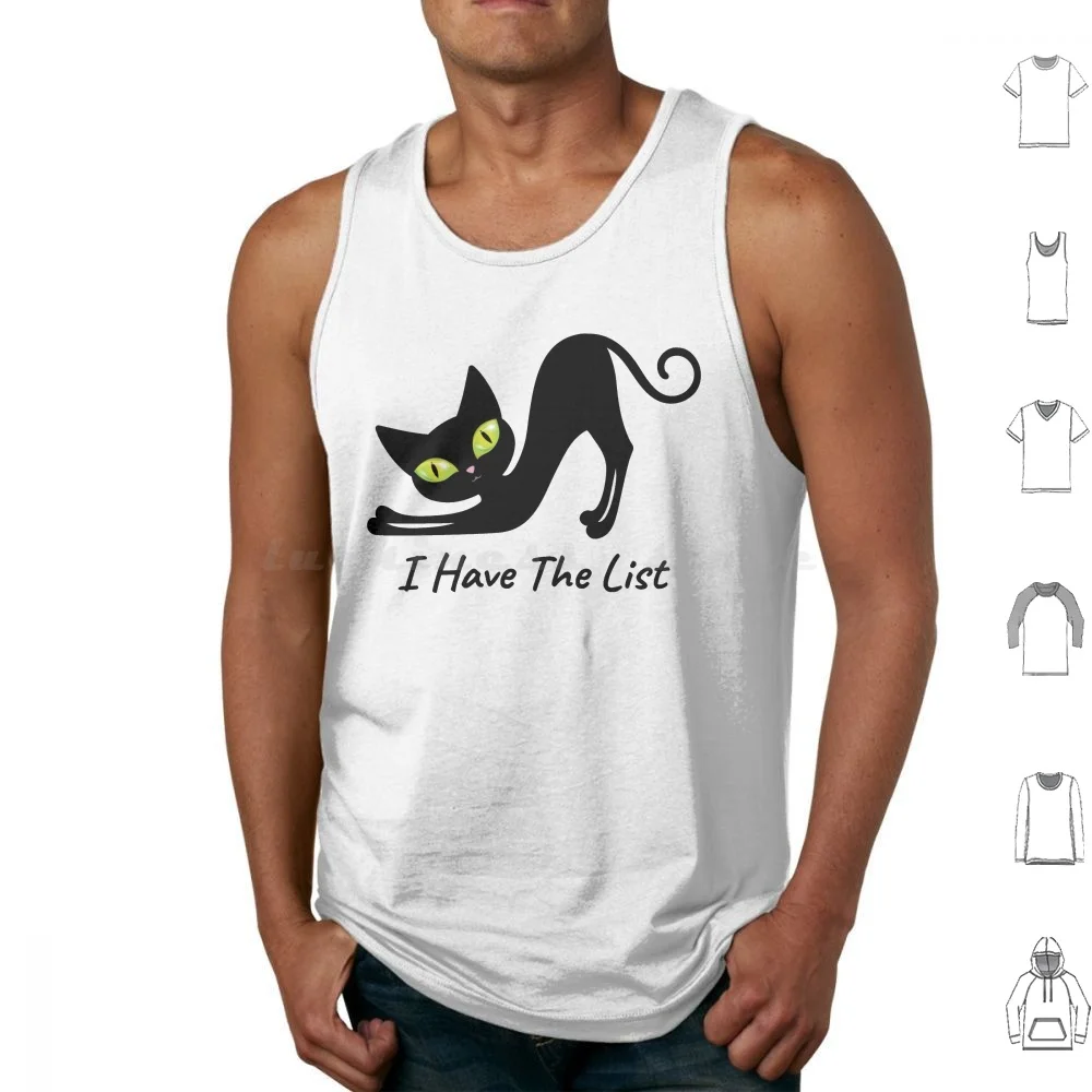 Funny Cat I Fully Intend To Haunt People When I Die Tank Tops Print Cotton Funny Cat I Fully Intend To Haunt People