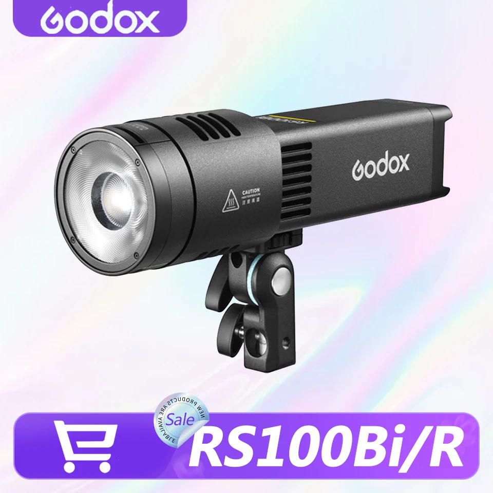 Luz LED Bicolor de 100W Godox RS100Bi RS100R para Video, Fotografía de Estudio y Cámara, CRI 90+ TLCI 92+