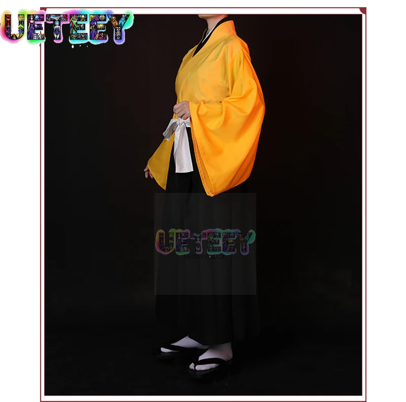 UETEEY Japanese Anime Figue Samurai Tsugikuni Yoriichi Cloak Coat Trousers Belt Men Halloween view 2