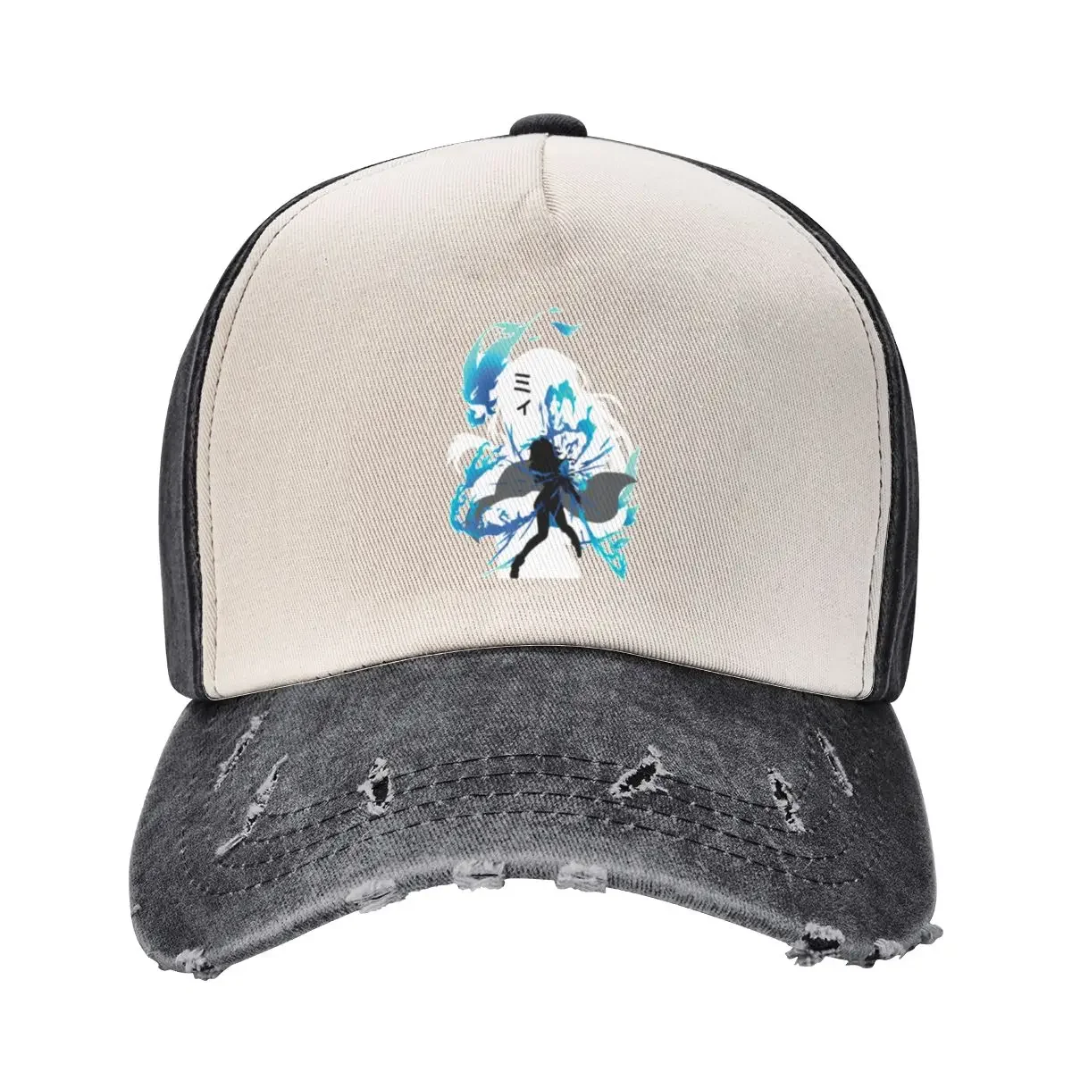 BOFURI Mii Ultimate Skill : Anime Characters Figure the Guild master of Blue Flame Emperors in Cool Double Exposure Baseball Cap