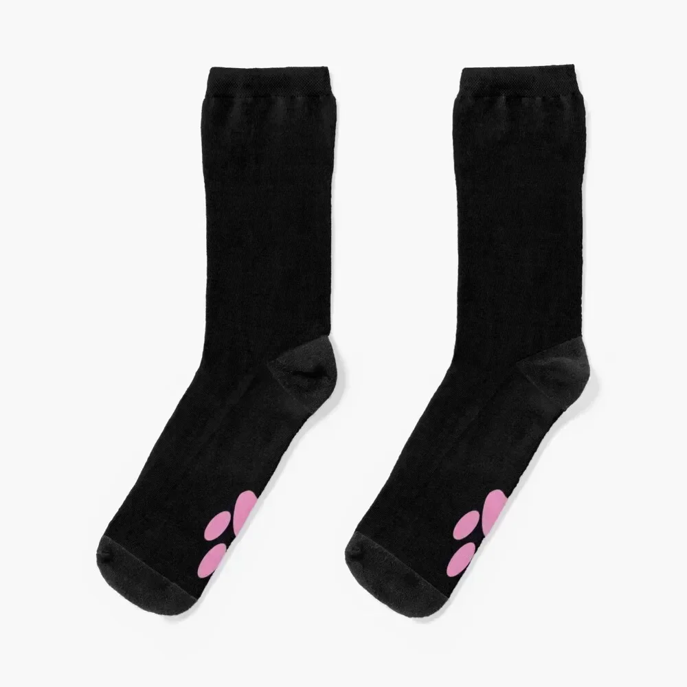 

Black Cat Cute and Funny Animal Paw Socks valentine gift ideas Soccer compression Sports Boy Child Socks Women's