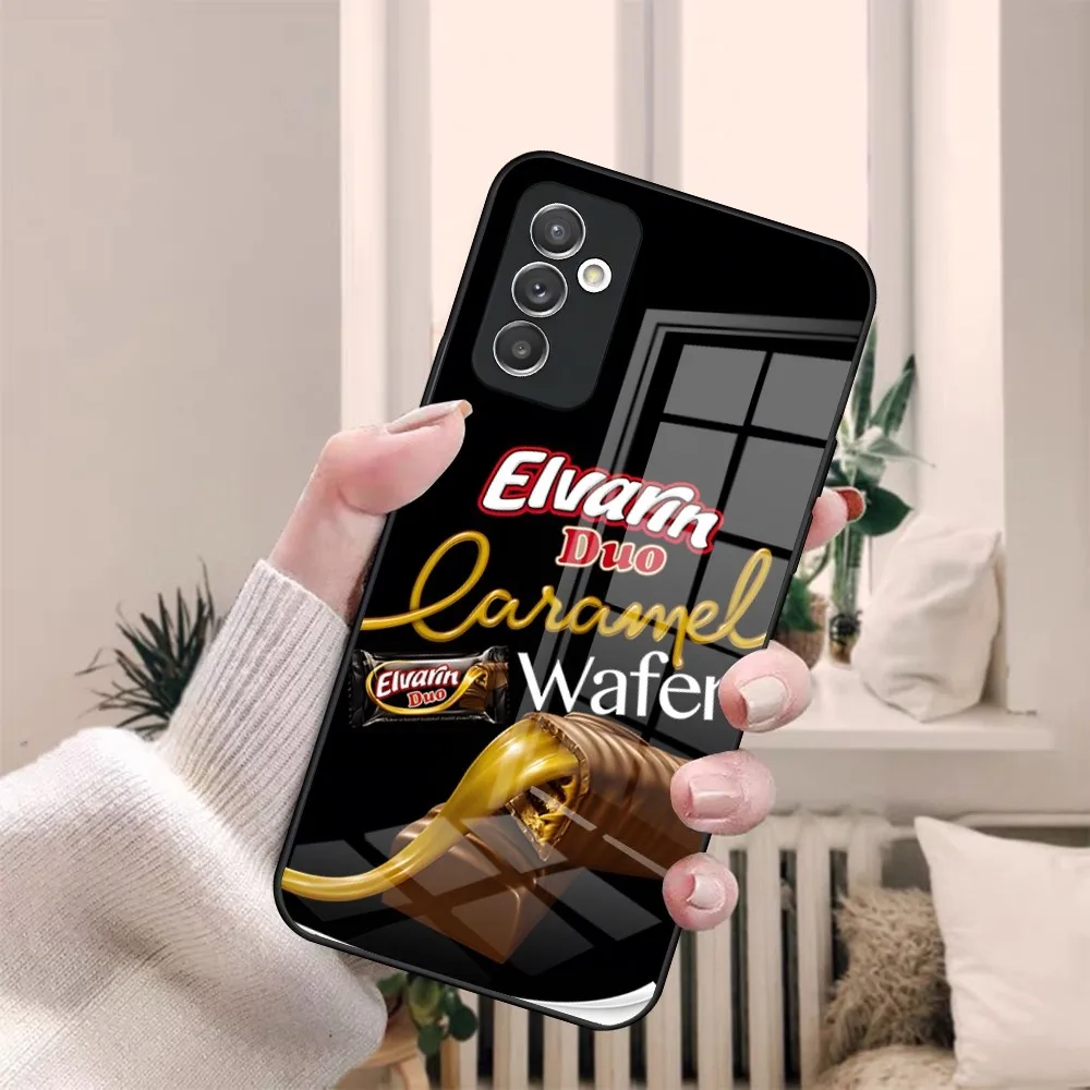 حافظة هاتف لهاتف سامسونجس ، غطاء فاخر لـ S20 ، S30 ، S21 ، S32 ، S23 ، S24 ، S9 ، S10E ، Note 20 ، 10 Pro ، Ultra Plus ، حليب ، مشروب ، شوكولاتة ، بسكويت #3