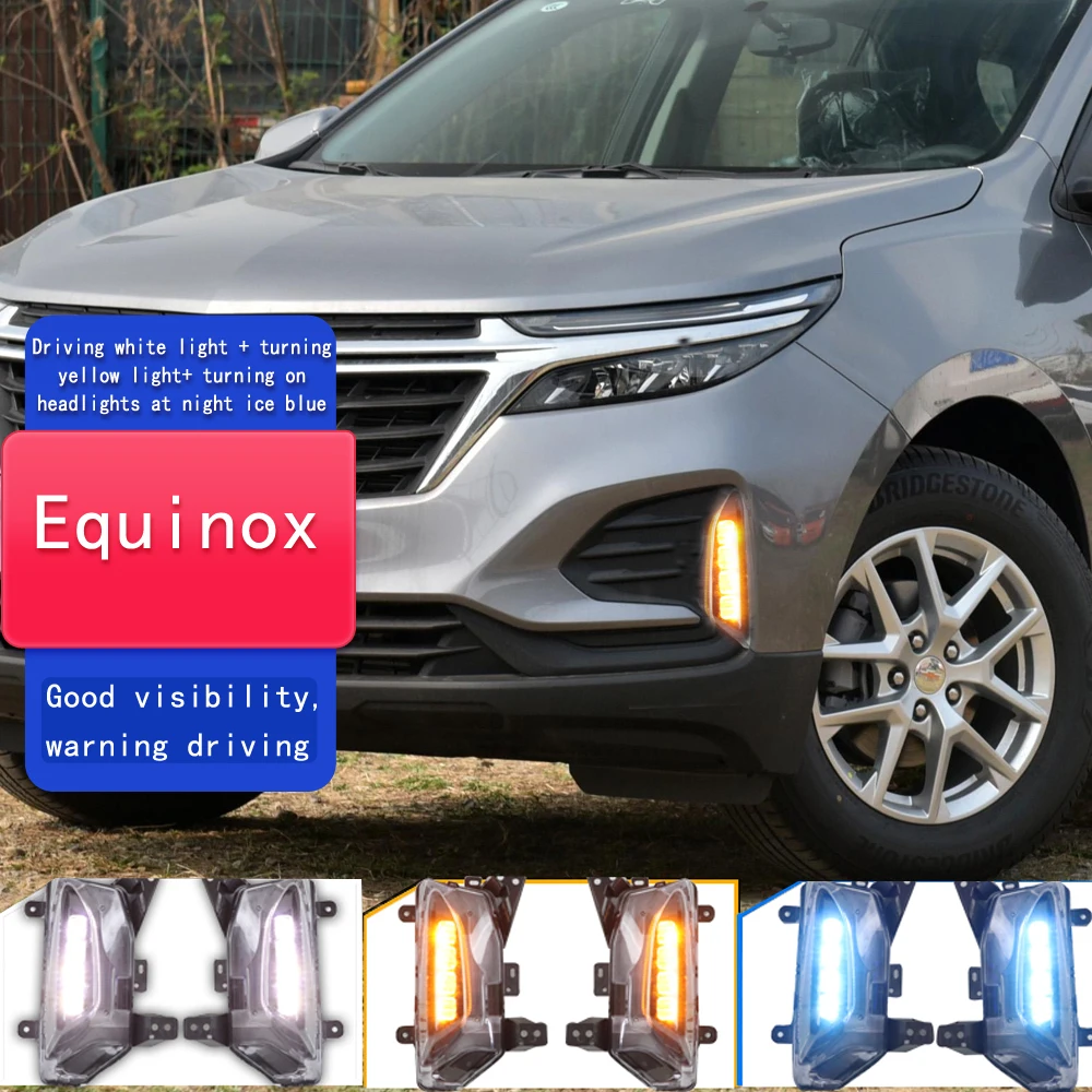 

LED Fog lights drl for Chevrolet Equinox 2021 2022 fog light headlights daytime running light fog lamps foglights headlight drl