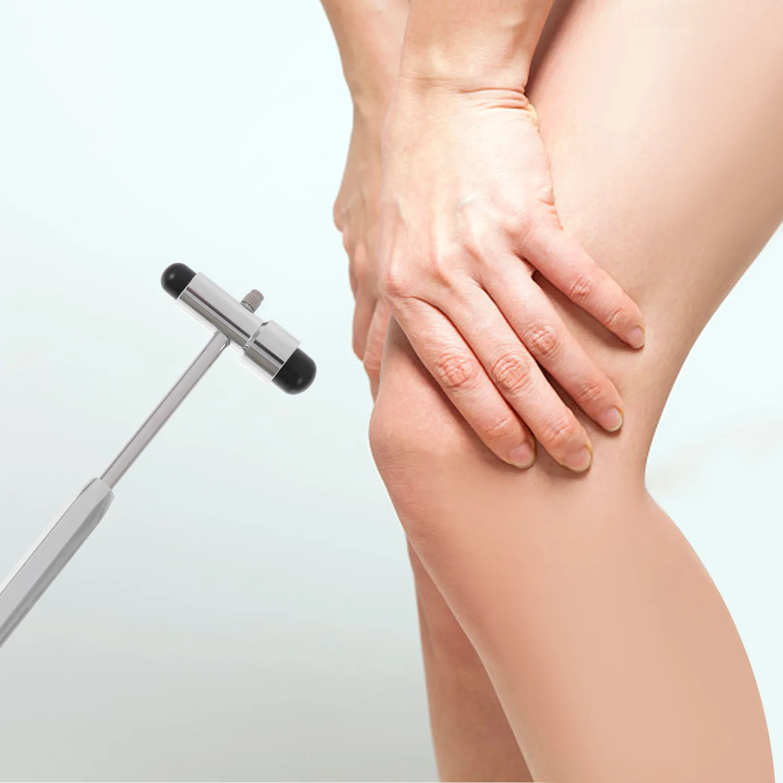 

Neurological Hammer Reflex Medical Tool Stainless Steel Nurse Dual Mallet Buck Percussor Zinc Alloy Silicone H T Shaped Nail