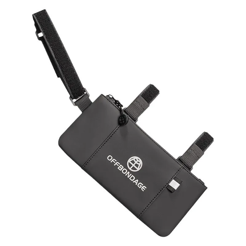 

Riding road car on the front beam of mountain bike, mobile phone bag storage side bag