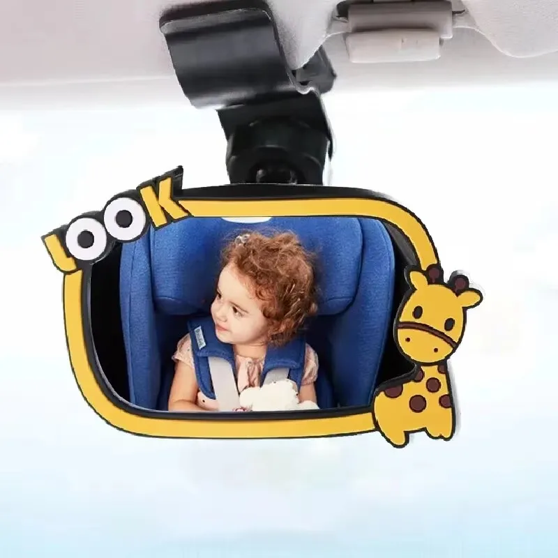 1Pc Baby Safety Car Mirror Car Back Seat Safety View Rear Ward Facing Car Interior Baby Kids Monitor Reverse Safety Seats Mirror