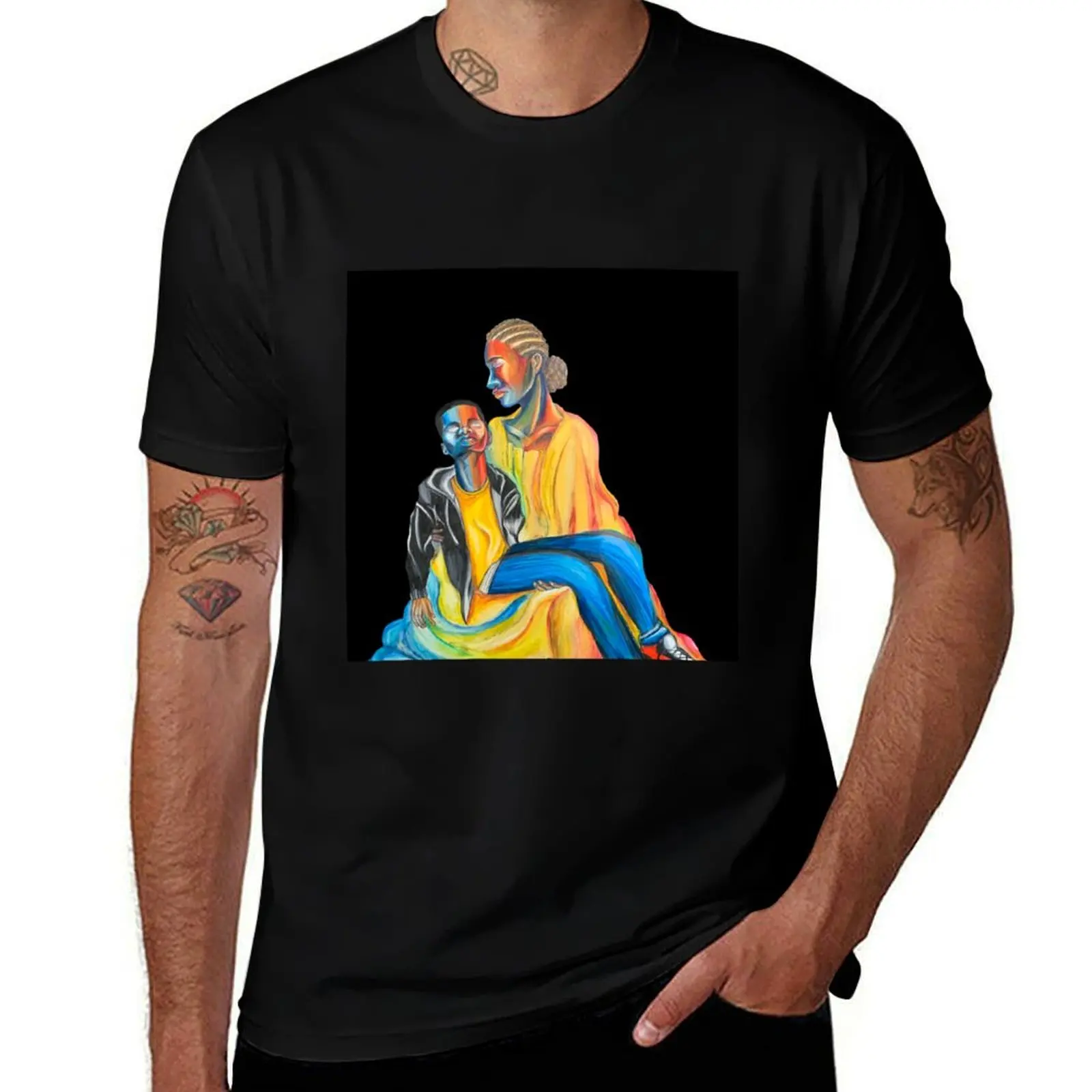 

American Pietà T-Shirt new edition oversized t shirt luxury designer men t shirt